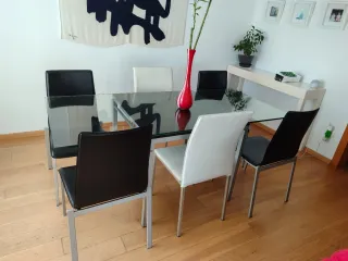 Mesa Comedor Cristal 180x80