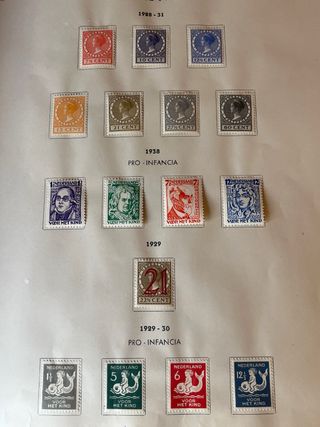 Álbum Sellos Holanda 1852-1954