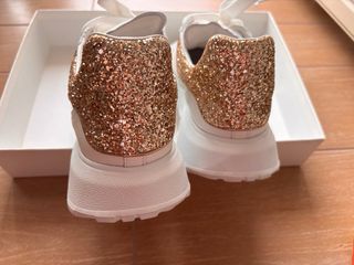 Sneakers Alexander McQueen Oro Bianco