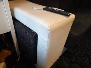 Sofá Chaiselongue Negro y Blanco