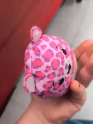 Peluche Leopardo Rosa Pequeño
