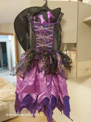 Abito Carnevale Festa Blu Taglia Unica