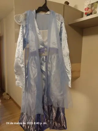 Abito Carnevale Festa Blu Taglia Unica