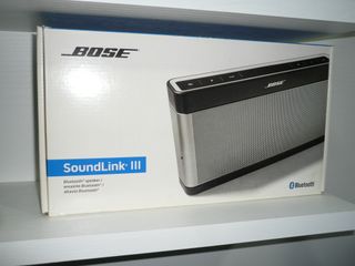 Altavoz Bose SoundLink III Bluetooth Plata