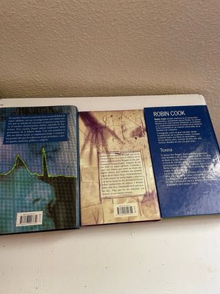 Lote de tres libros Robin Cook