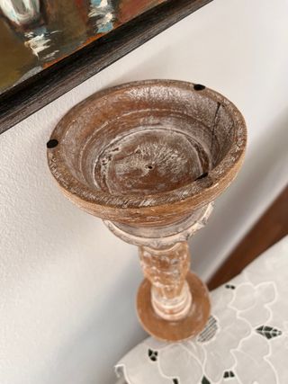 Candelabro de madera
