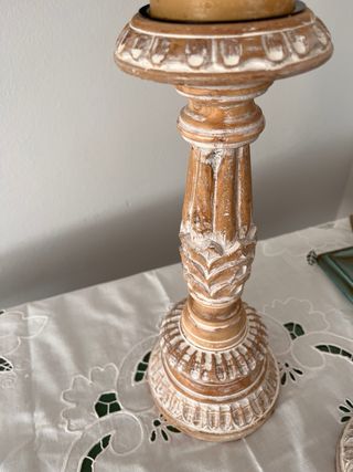 Candelabro de madera