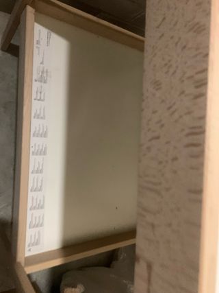 Cambiador Bebé IKEA Blanco y Madera