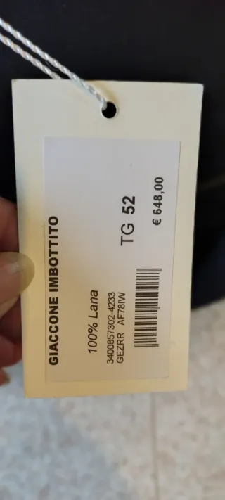 Giacca uomo colore blu