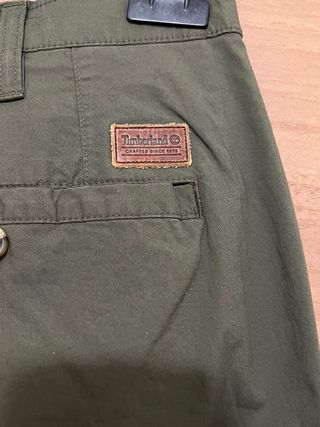 Pantaloni Chino Popeline Timberland Verdi