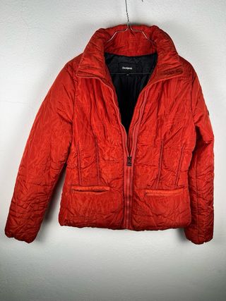 Desigual Giacca Piumino Donna Arancione XL