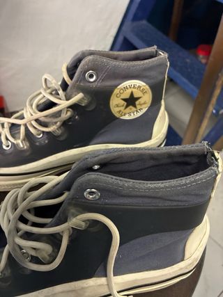 Converse Talla 44 Vintage Azul Blanco