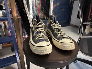 Converse Talla 44 Vintage Azul Blanco