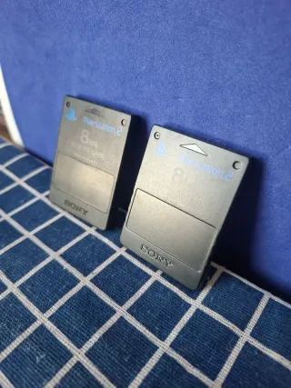 PS2 X2 ORIGINALES MEMORY CARDS MAGIC GATE