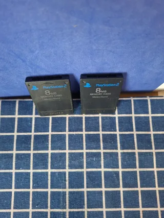 PS2 X2 ORIGINALES MEMORY CARDS MAGIC GATE