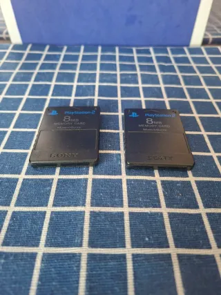 PS2 X2 ORIGINALES MEMORY CARDS MAGIC GATE