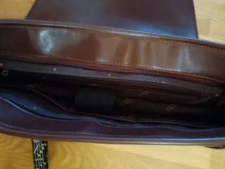 Maletín Ecosusi Marrón con Diseño Floral