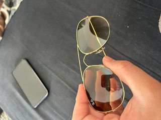 Gafas Ray-Ban Marrones y Doradas Made in italy