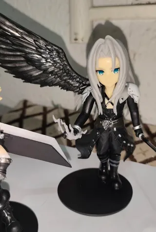 Set figuras Final Fantasy VII Cloud+Tifa+Sephirot