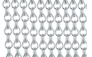 Cortina metálica enrollada