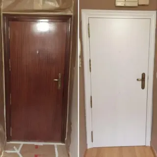 Servicio de pintura de puertas