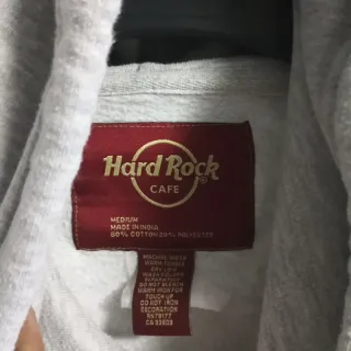 Sudadera Hard Rock Cafe Lisboa Gris Jaspeado