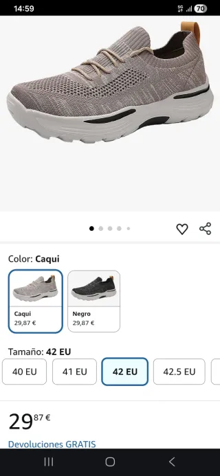 Zapatillas SAUTRV beige/gris