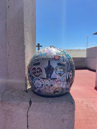 Casco de moto personalizado