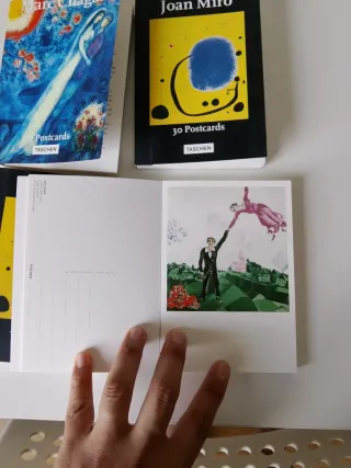 Postales Marc Chagall y Joan Miró (2 sets)