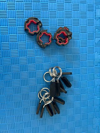 Set de halterofilia: barras, discos, etc