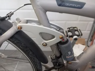 Bicicleta Híbrida B'Twin Gris