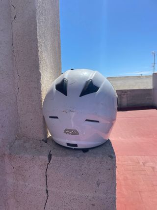 Casco de moto blanco MUST