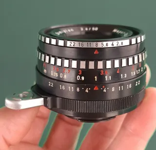 OBJETIVO MEYER-OPTIK GÖRLITZ DOMIPLAN 50mm 1:2.8