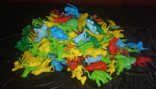 Lote 220 Figuras Animales Antiguas Dunkin