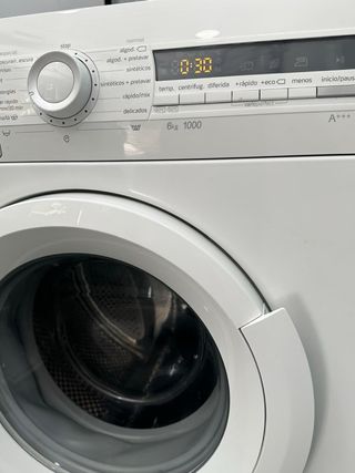 Lavadora Balay 8kg 1000 rpm