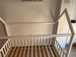 Cama Infantil Casa Blanca con Somier