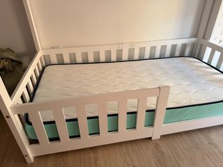 Cama Infantil Casa Blanca con Somier