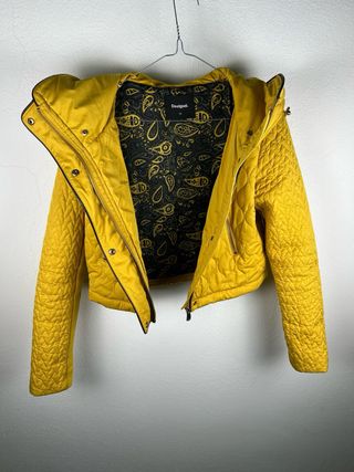 Giacca Desigual Donna Gialla Taglia S