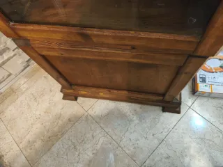 Vitrina madera maciza 193x75x45