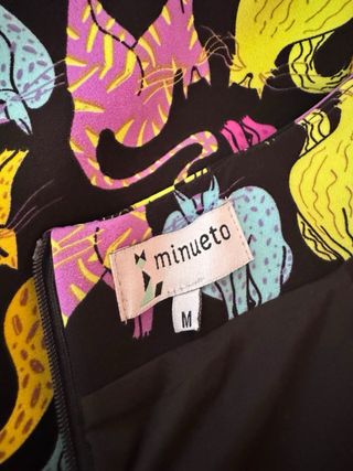 Falda Minueto Gatos Neón