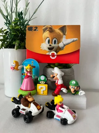 Lote Figuras Mario Bros y Sonic