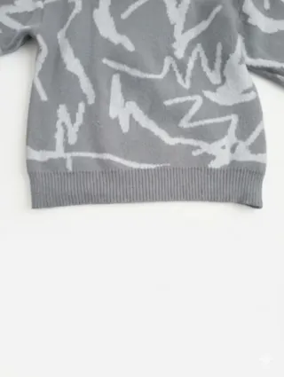 Jersey Manifity Geométrico Gris Talla S
