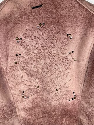 Giacca Biker Desigual Mandala Boho Rosa M