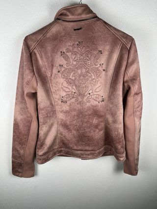 Giacca Biker Desigual Mandala Boho Rosa M