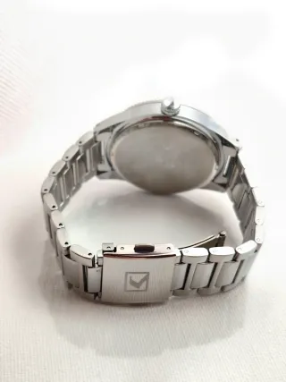 Relógio Curren Masculino Vintage Azul Prata