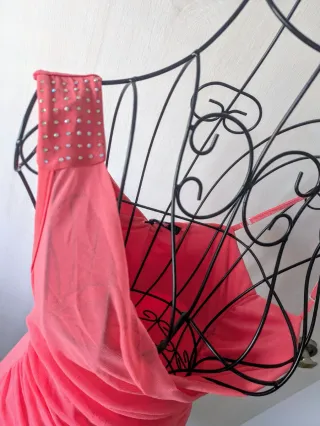 Miniabito PDK rosa/blu taglia S stupendo nuovo