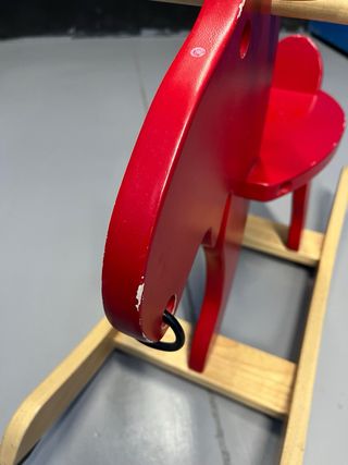 Balancín Alce Madera Ikea Rojo