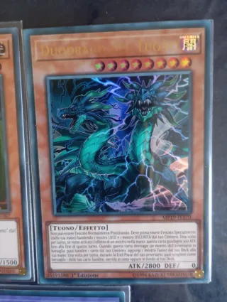 5 Carte Yu-Gi-Oh! Drago del Tuono