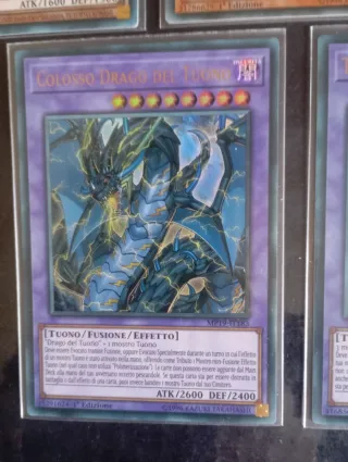5 Carte Yu-Gi-Oh! Drago del Tuono
