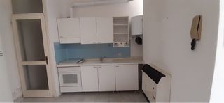 Cucina completa bianca e blu